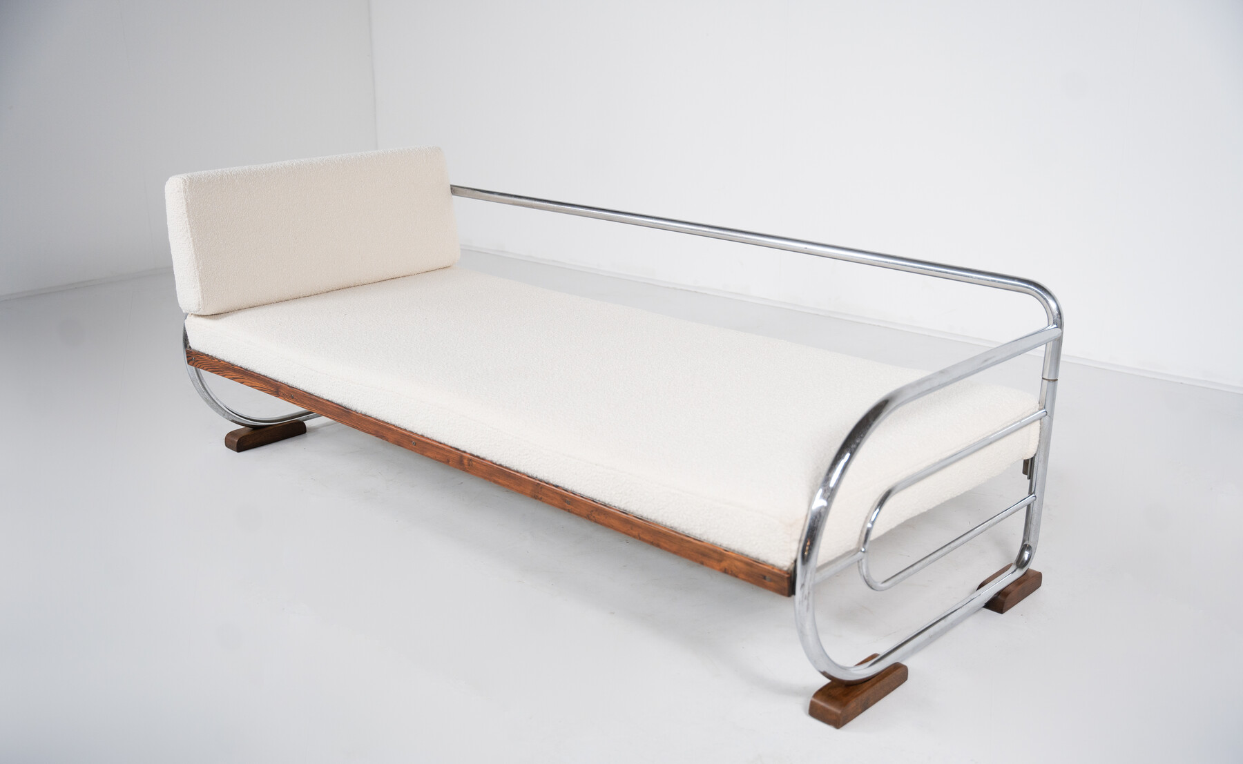 Art Deco Tubular Steel Sofa from Hynek Gottwald, 1930s