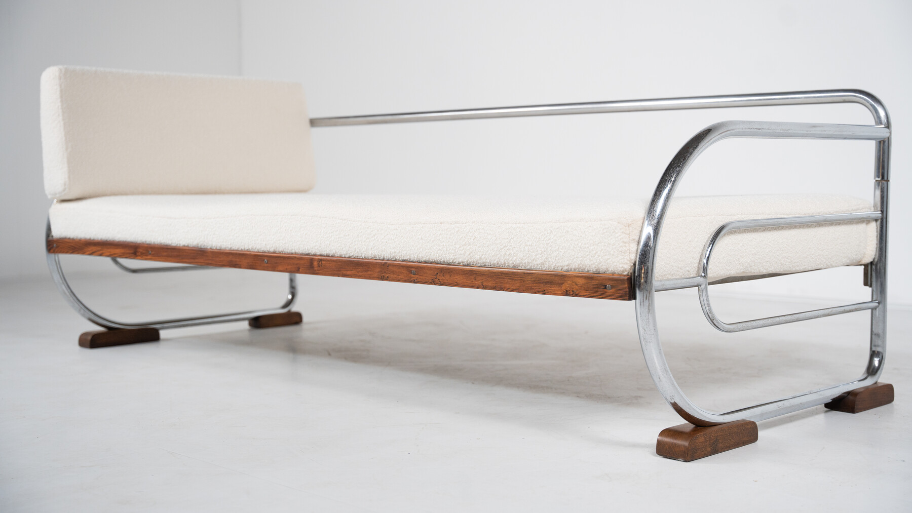 Art Deco Tubular Steel Sofa from Hynek Gottwald, 1930s