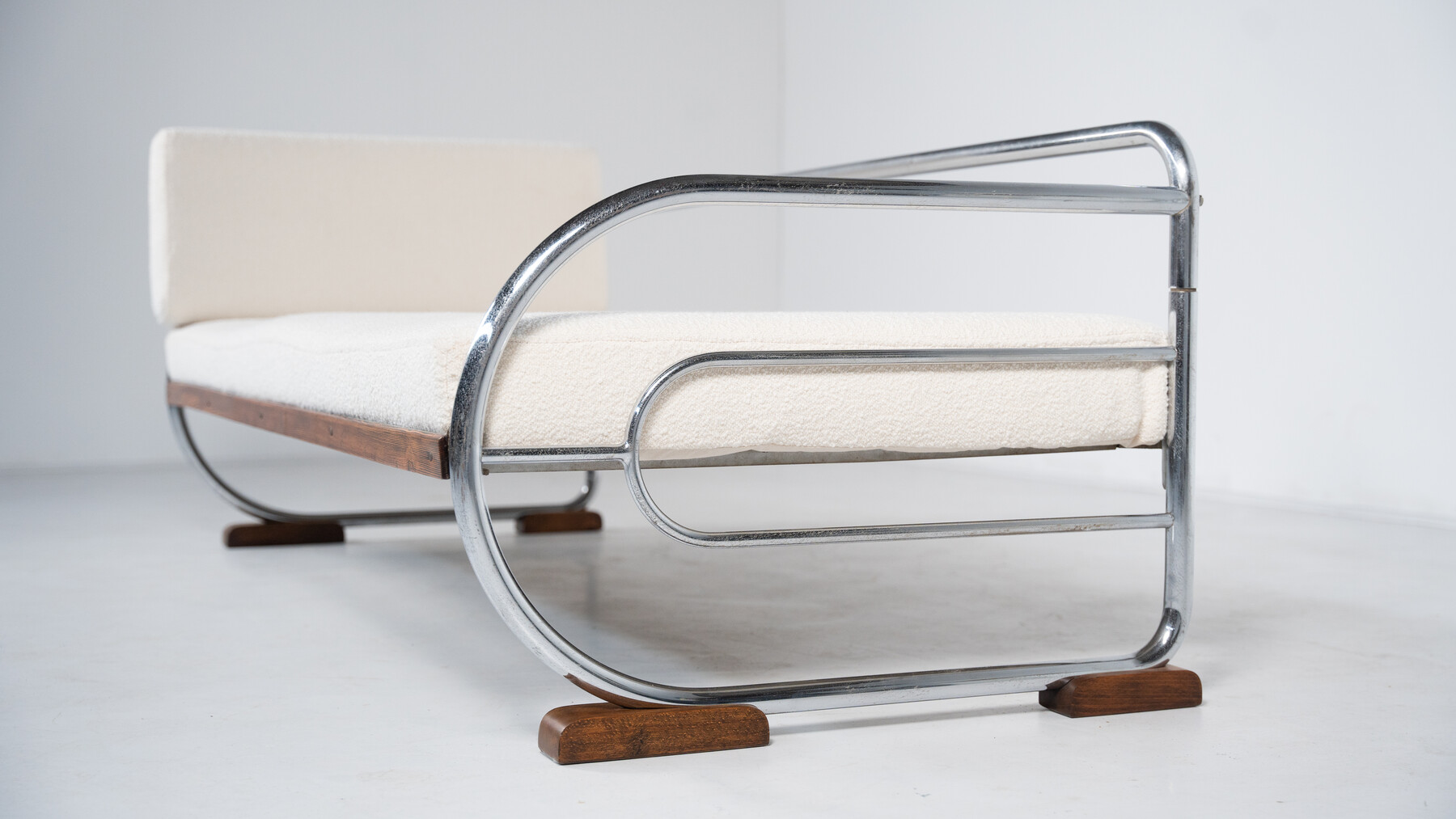 Art Deco Tubular Steel Sofa from Hynek Gottwald, 1930s