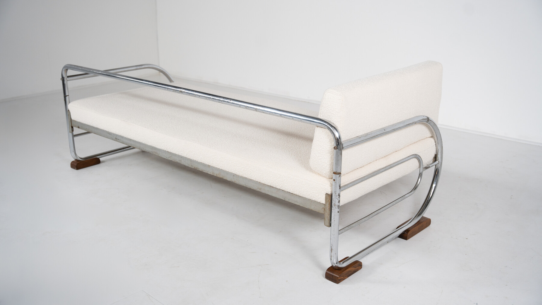 Art Deco Tubular Steel Sofa from Hynek Gottwald, 1930s