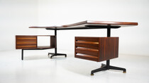 Boomerang T96 Desk by Osvaldo Borsani for Tecno, Italy, 1960s