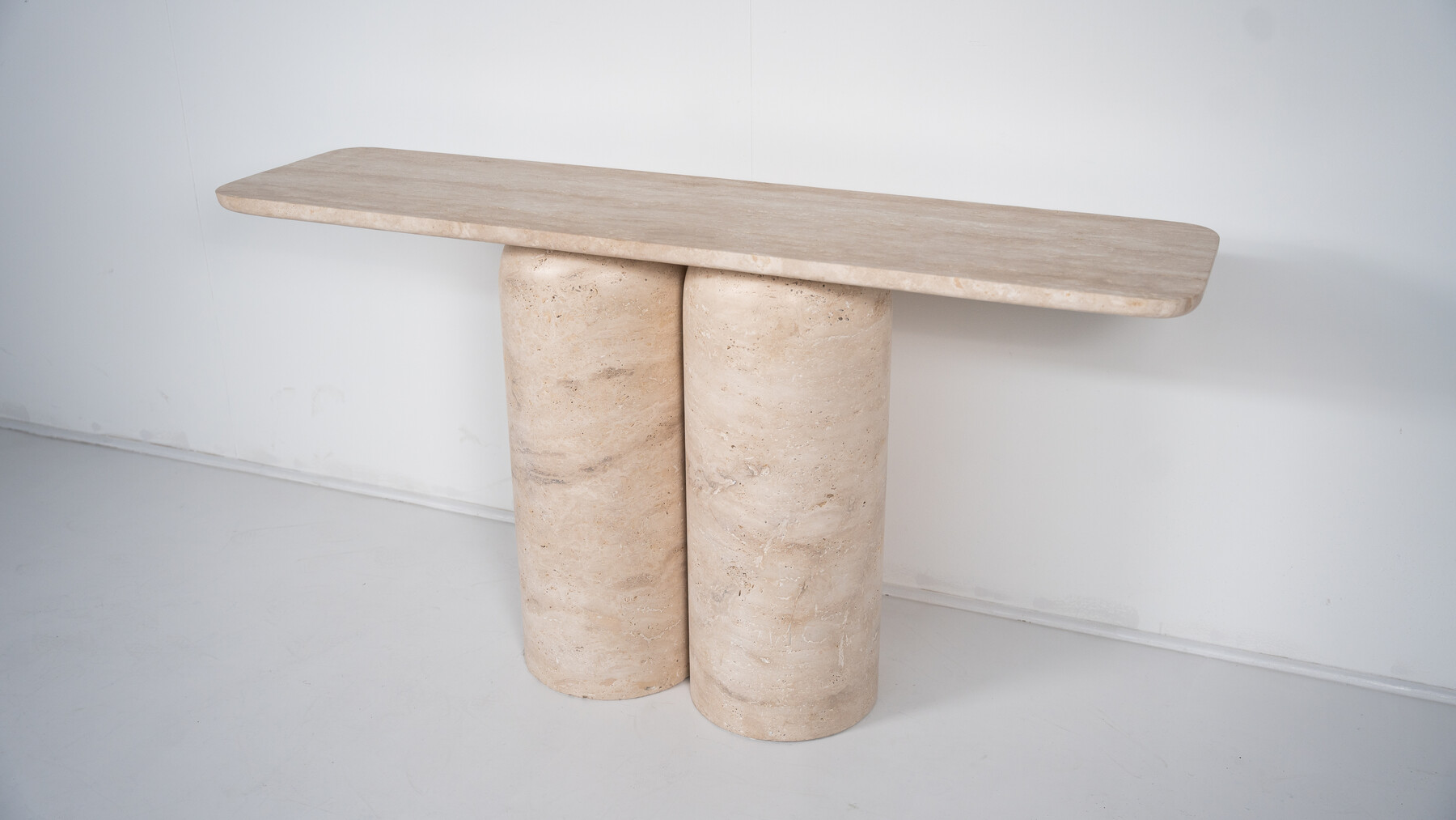 Contemporary Console, Travertine, Italy