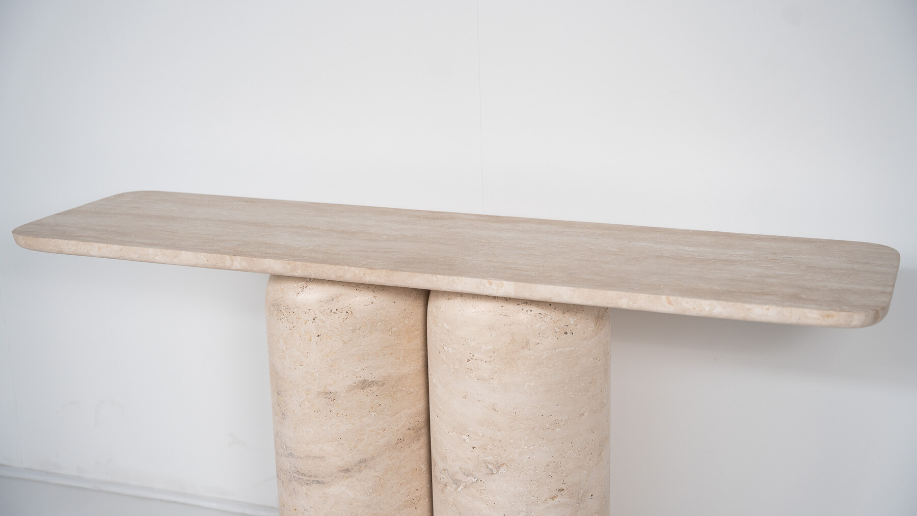 Contemporary Console, Travertine, Italy