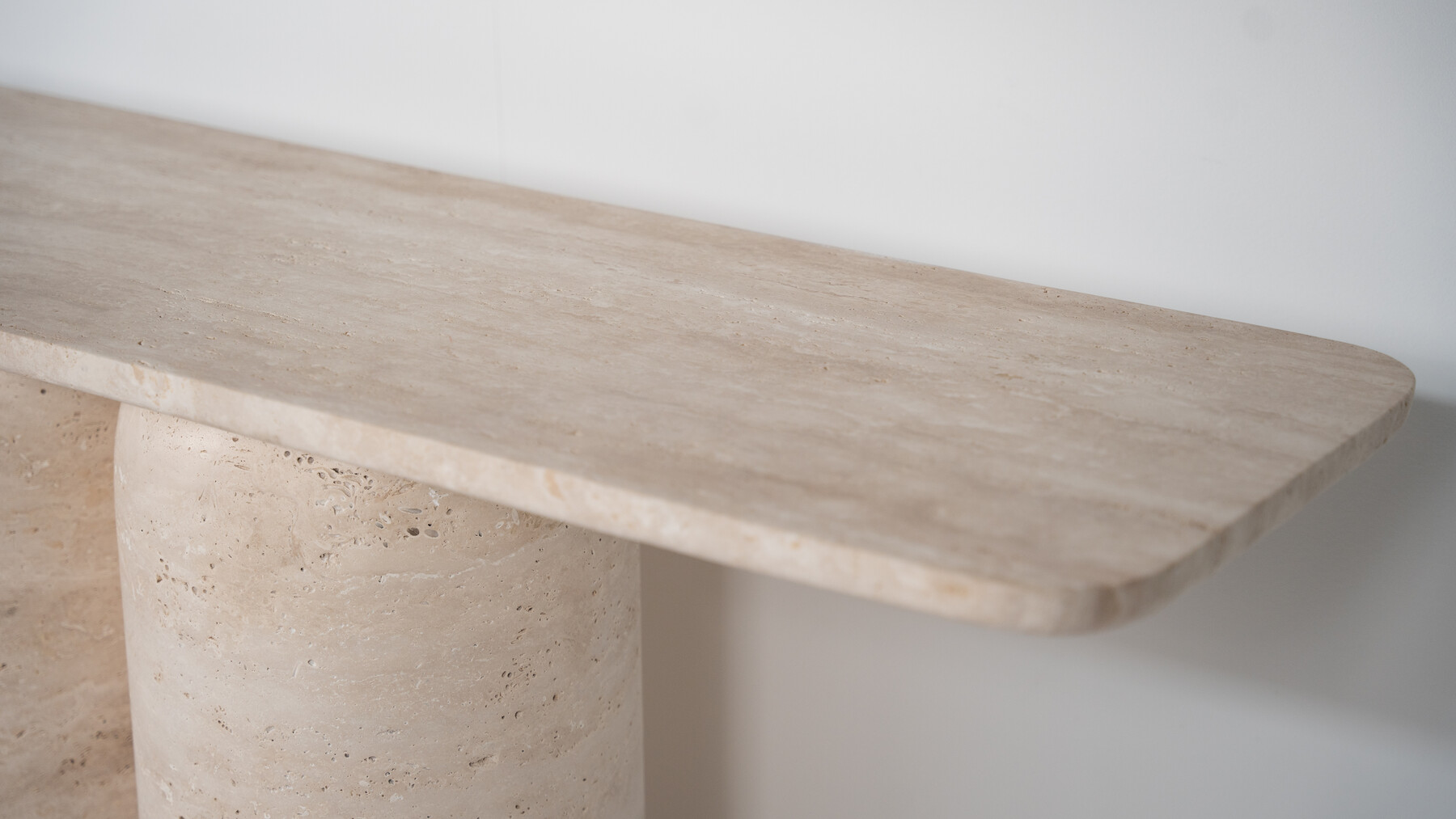 Contemporary Console, Travertine, Italy