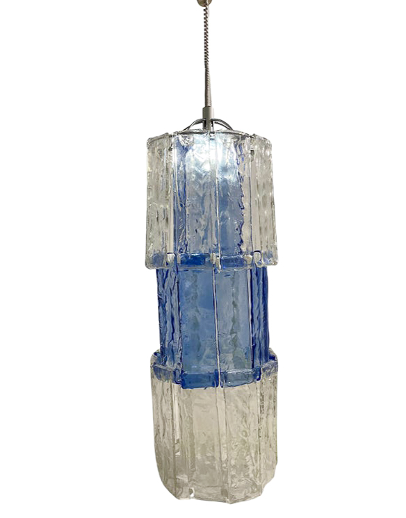 Large Ceiling Light by Fratelli Toso, Murano Glass, Italy, 1960s