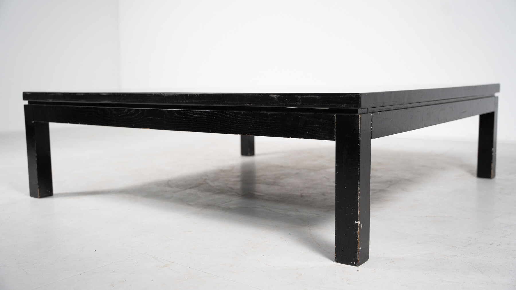 Large Coffee Table by Etienne Allemeersch, Resin with a Fossil Stone Inlay, 1960s