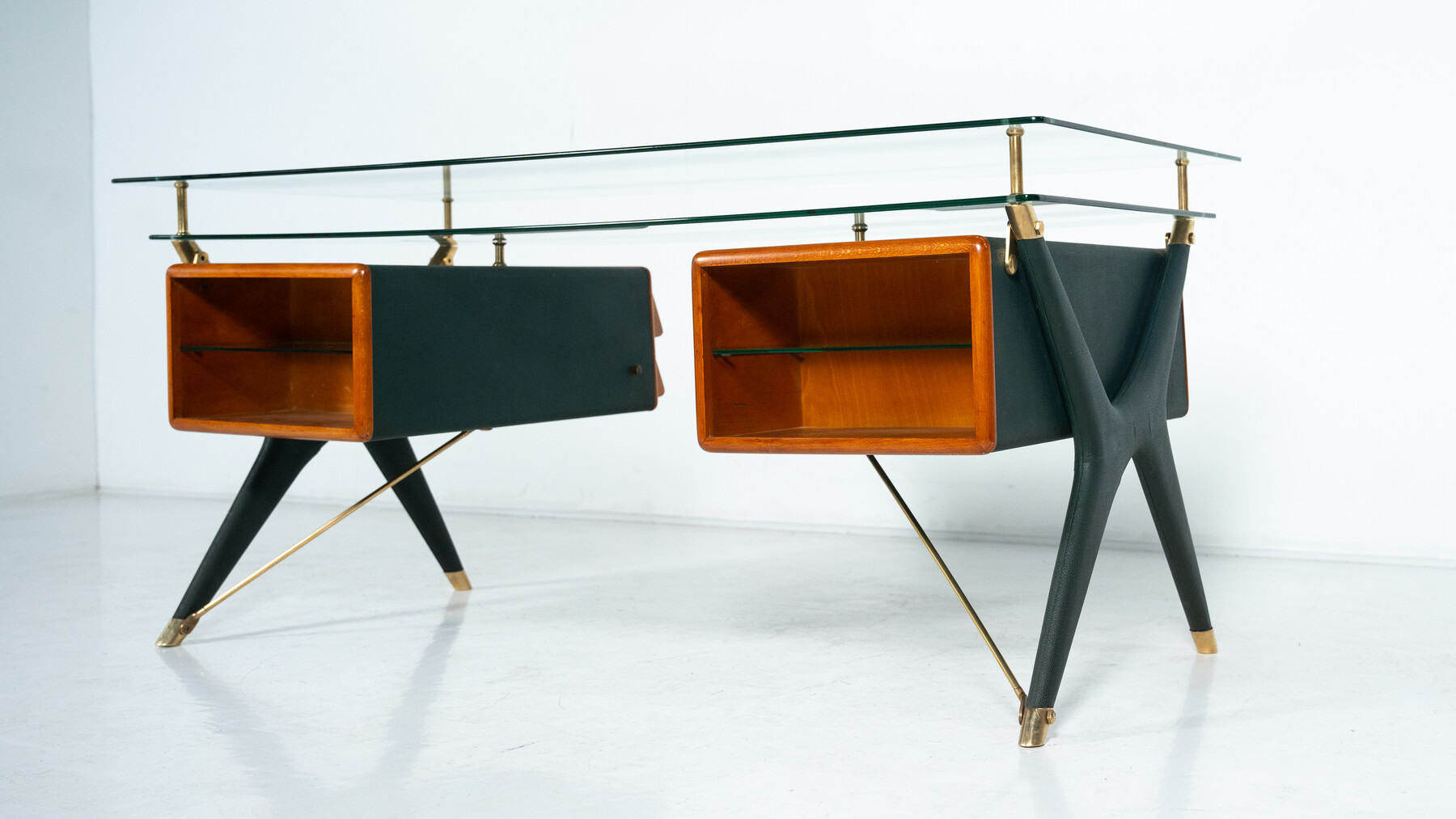 Large Desk By Silvio Berrone from the Bialetti building, Omegna, Italy 1955