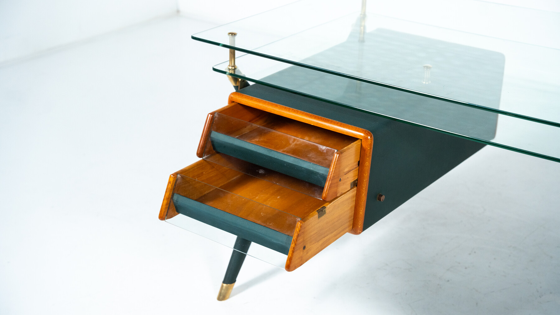 Large Desk By Silvio Berrone from the Bialetti building, Omegna, Italy 1955