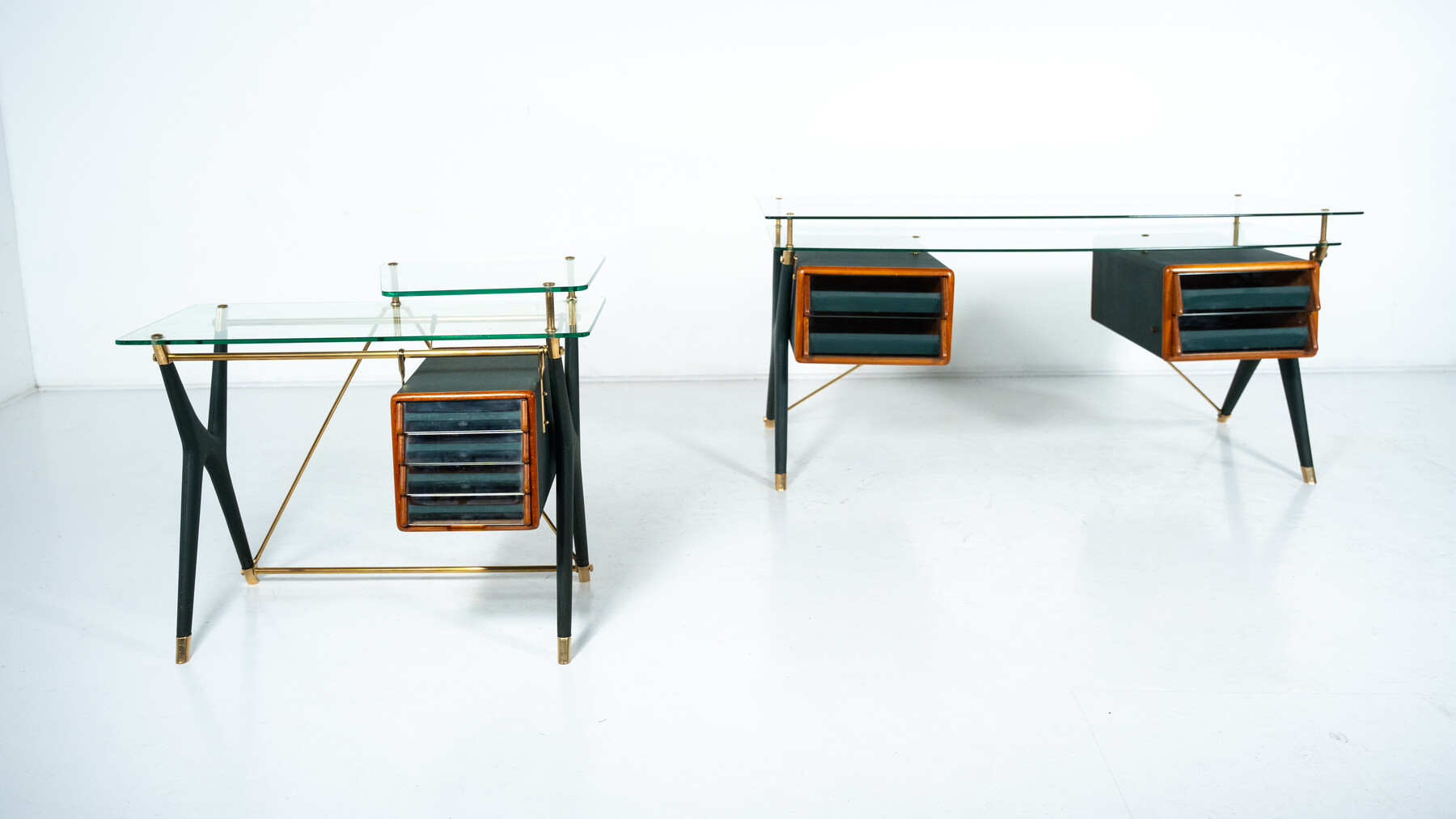 Large Desk By Silvio Berrone from the Bialetti building, Omegna, Italy 1955