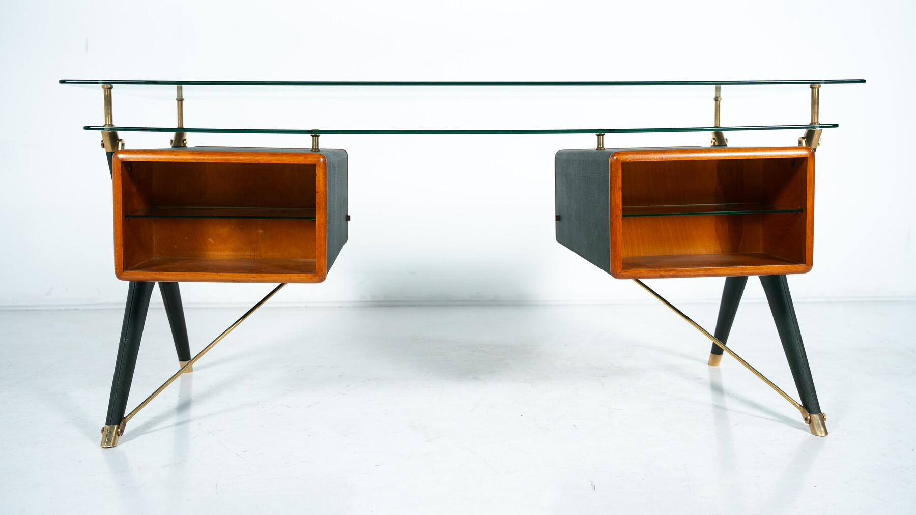 Large Desk By Silvio Berrone from the Bialetti building, Omegna, Italy 1955