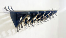 Large Mid-Century Modern Coat rack, Brass, 1970s - 2 available