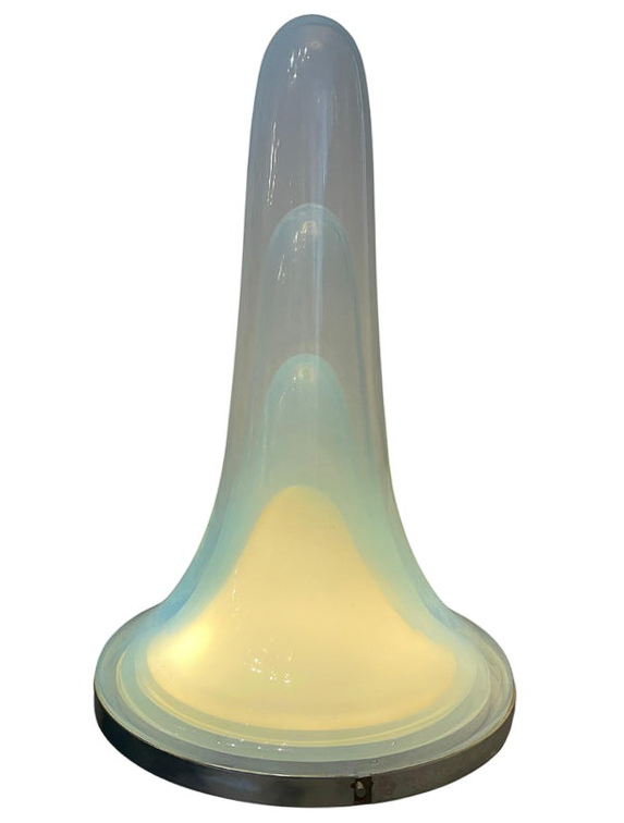 Large Table Lamp In Murano Glass By Carlo Nason For Mazzega- Italy 1969