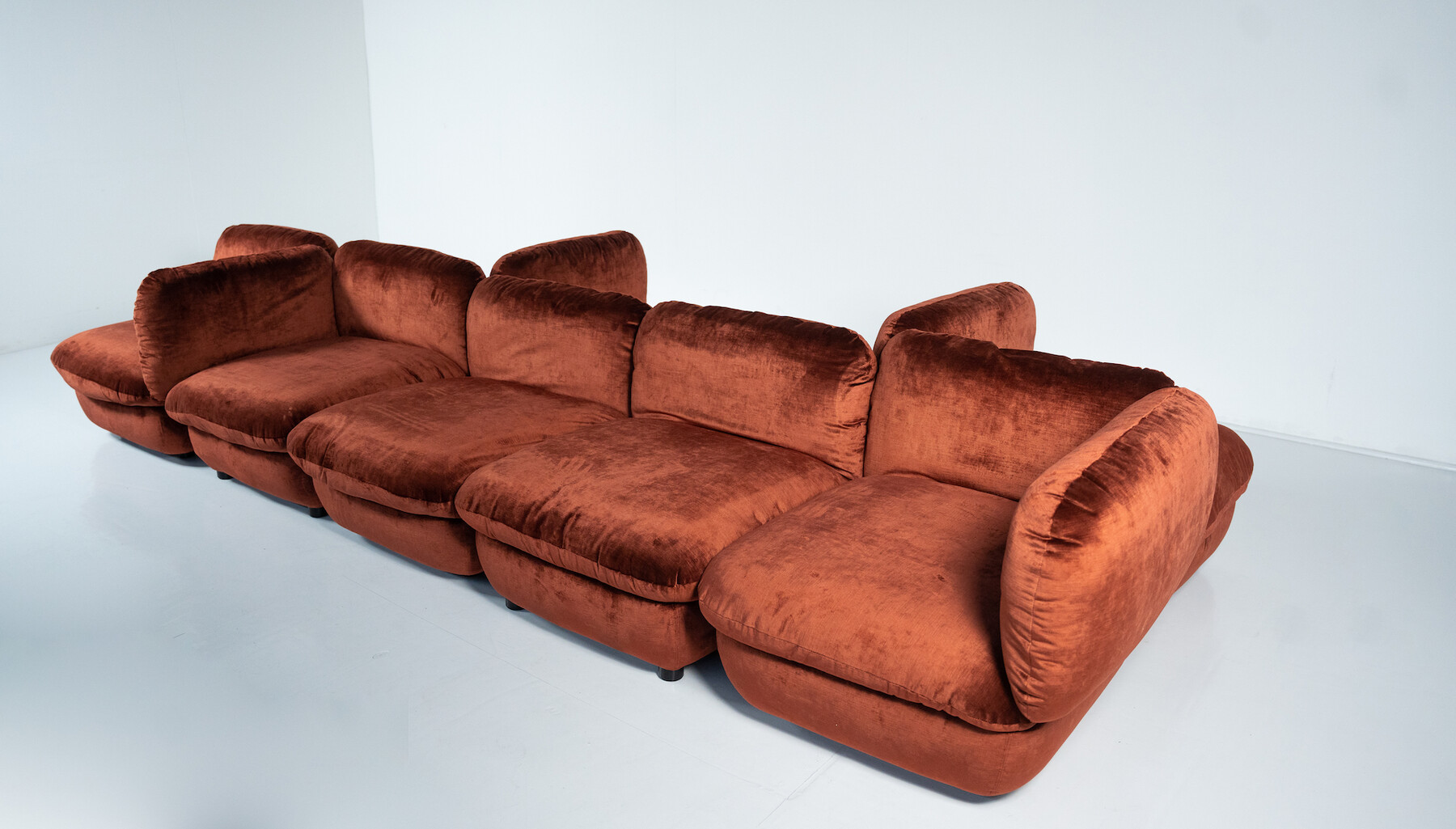 Mid-Century Delfa Modular Sofa by Pierluigi Spadolini for Arflex, 1980s