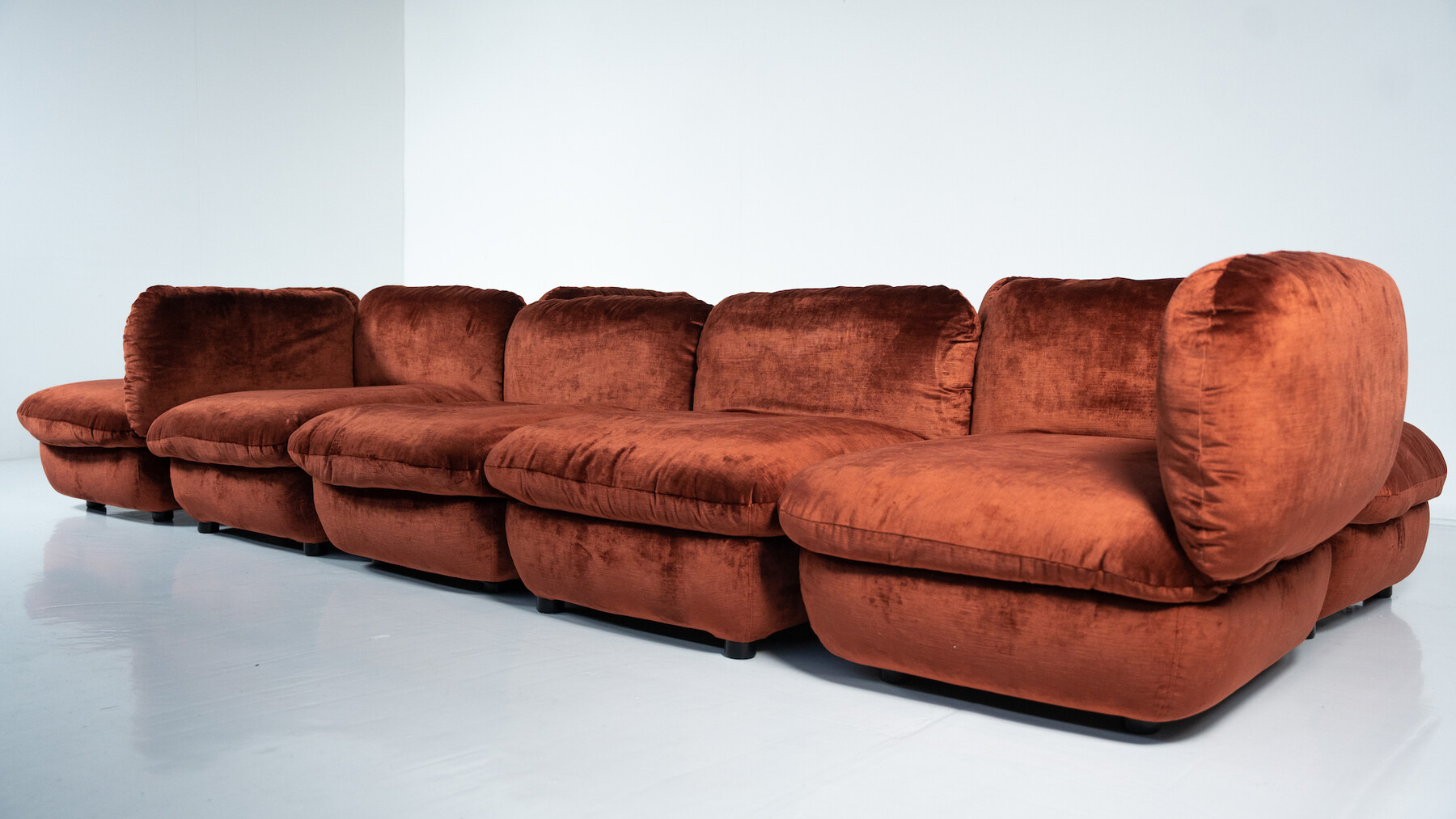 Mid-Century Delfa Modular Sofa by Pierluigi Spadolini for Arflex, 1980s