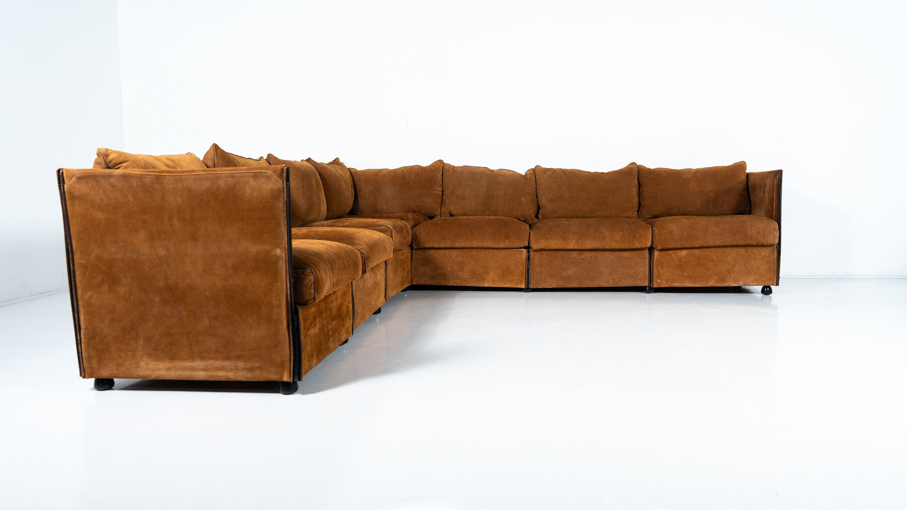 Mid-Century Landeau Sofa by Mario Bellini for Cassina, 1970s - Original Upholstery