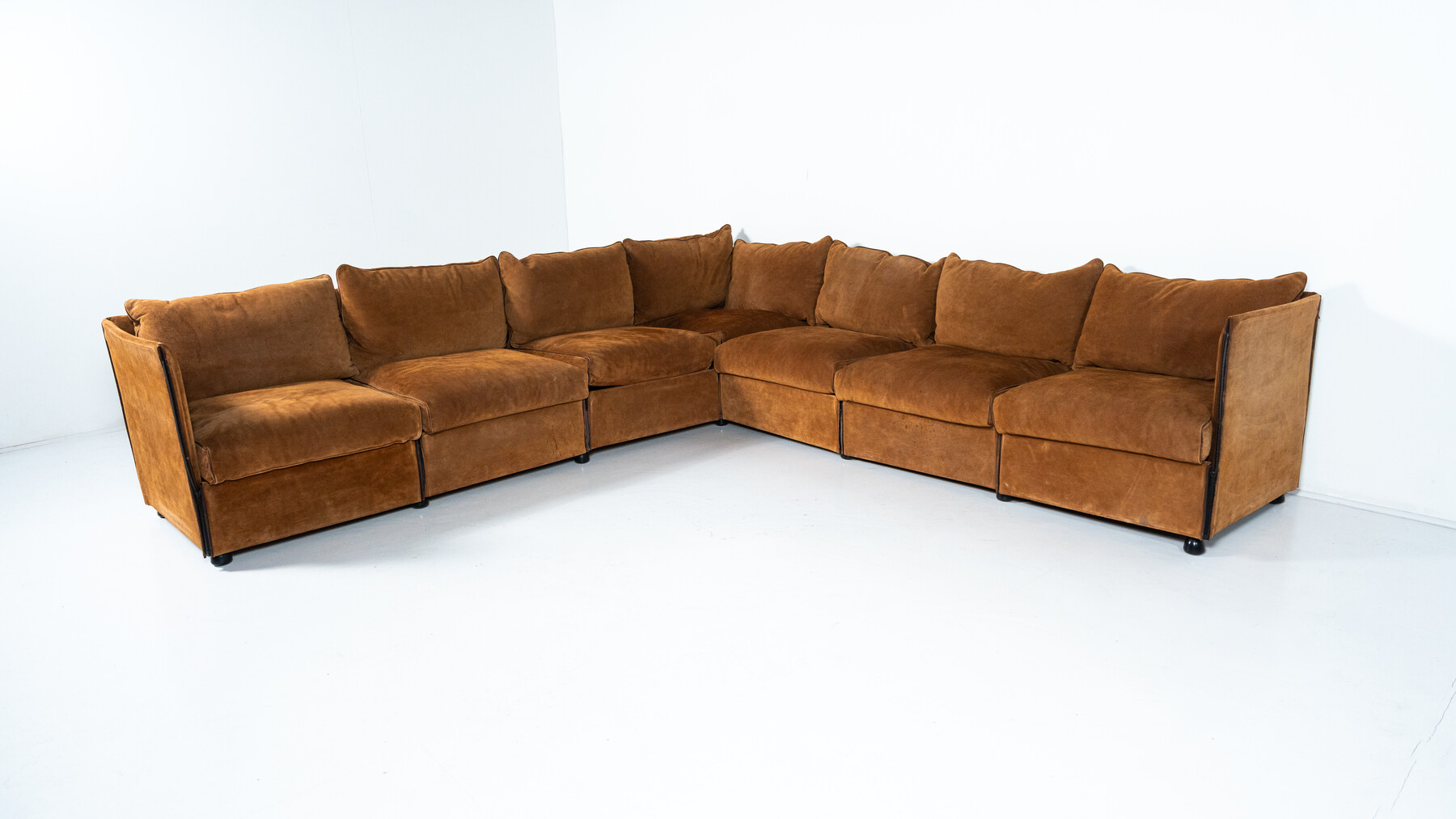 Mid-Century Landeau Sofa by Mario Bellini for Cassina, 1970s - Original Upholstery