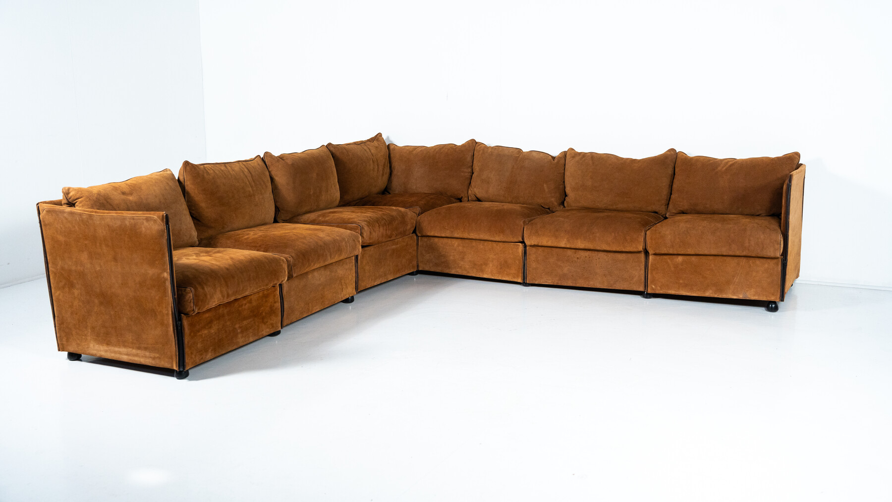 Mid-Century Landeau Sofa by Mario Bellini for Cassina, 1970s - Original Upholstery