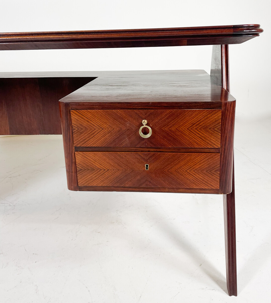 Mid-Century Large Executive Desk by Vittorio Dassi, 1950s