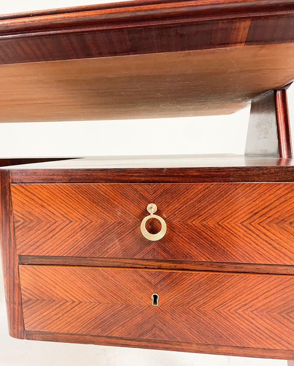 Mid-Century Large Executive Desk by Vittorio Dassi, 1950s