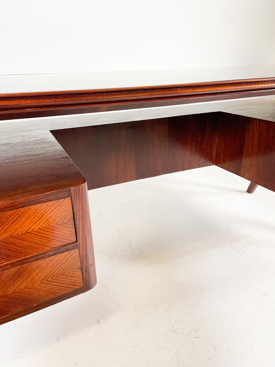 Mid-Century Large Executive Desk by Vittorio Dassi, 1950s