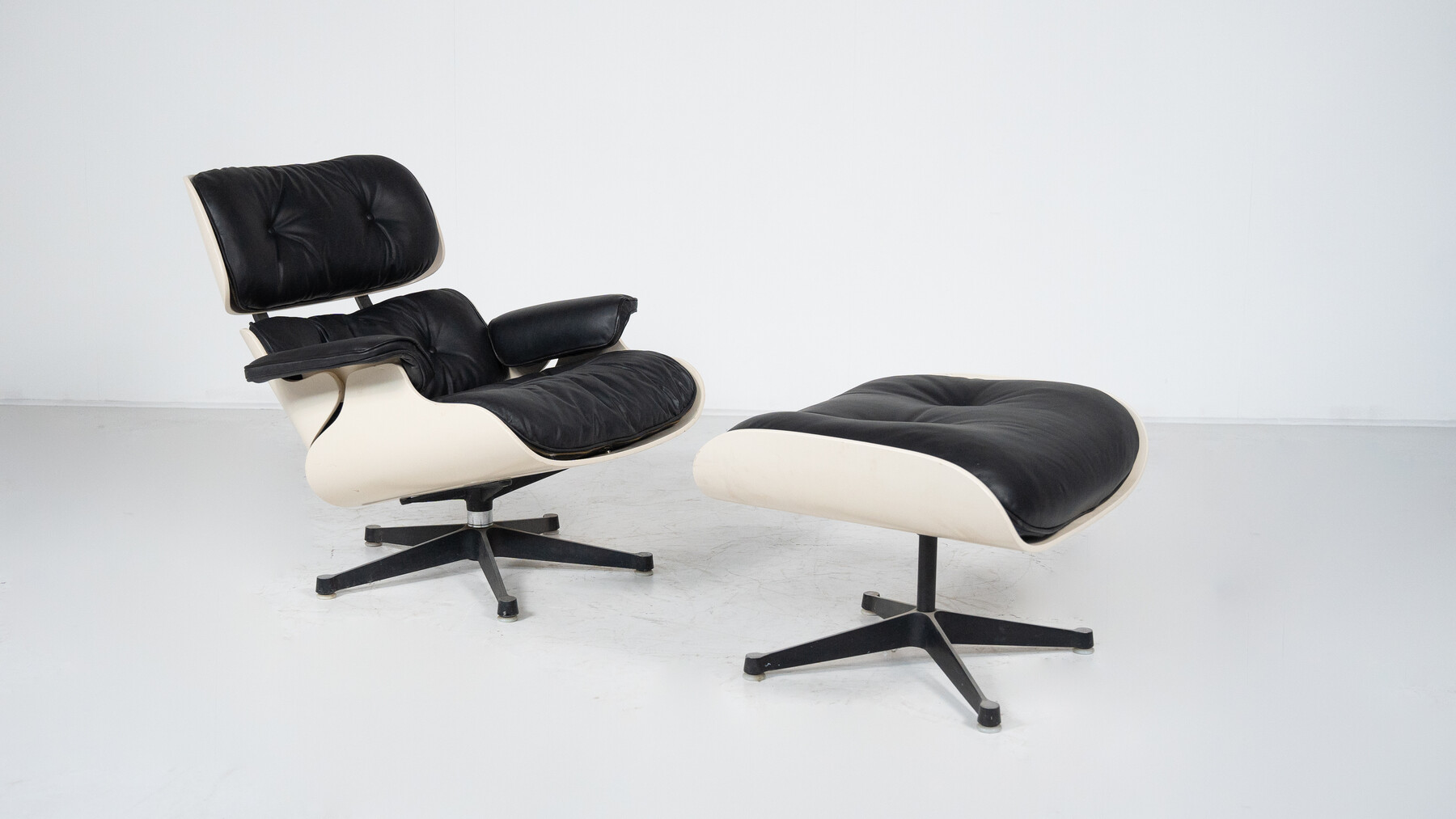 Mid-Century Lounge Chair and Ottoman by Charles & Ray Eames