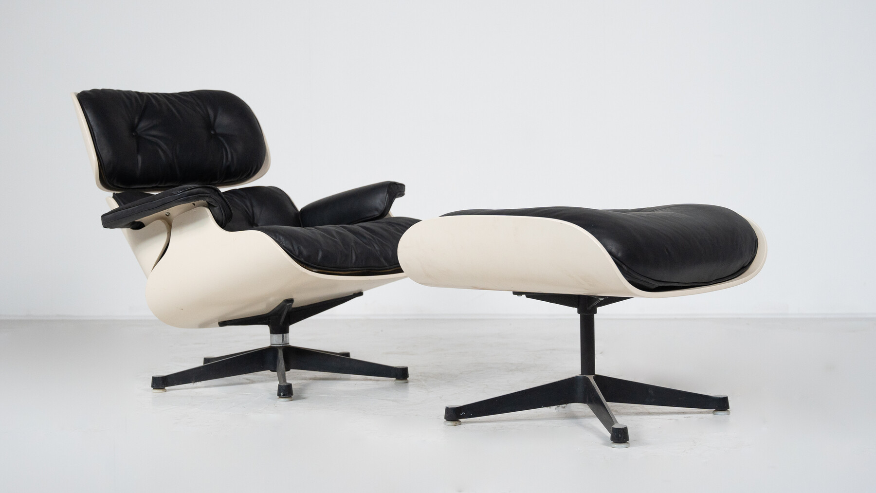 Mid-Century Lounge Chair and Ottoman by Charles & Ray Eames