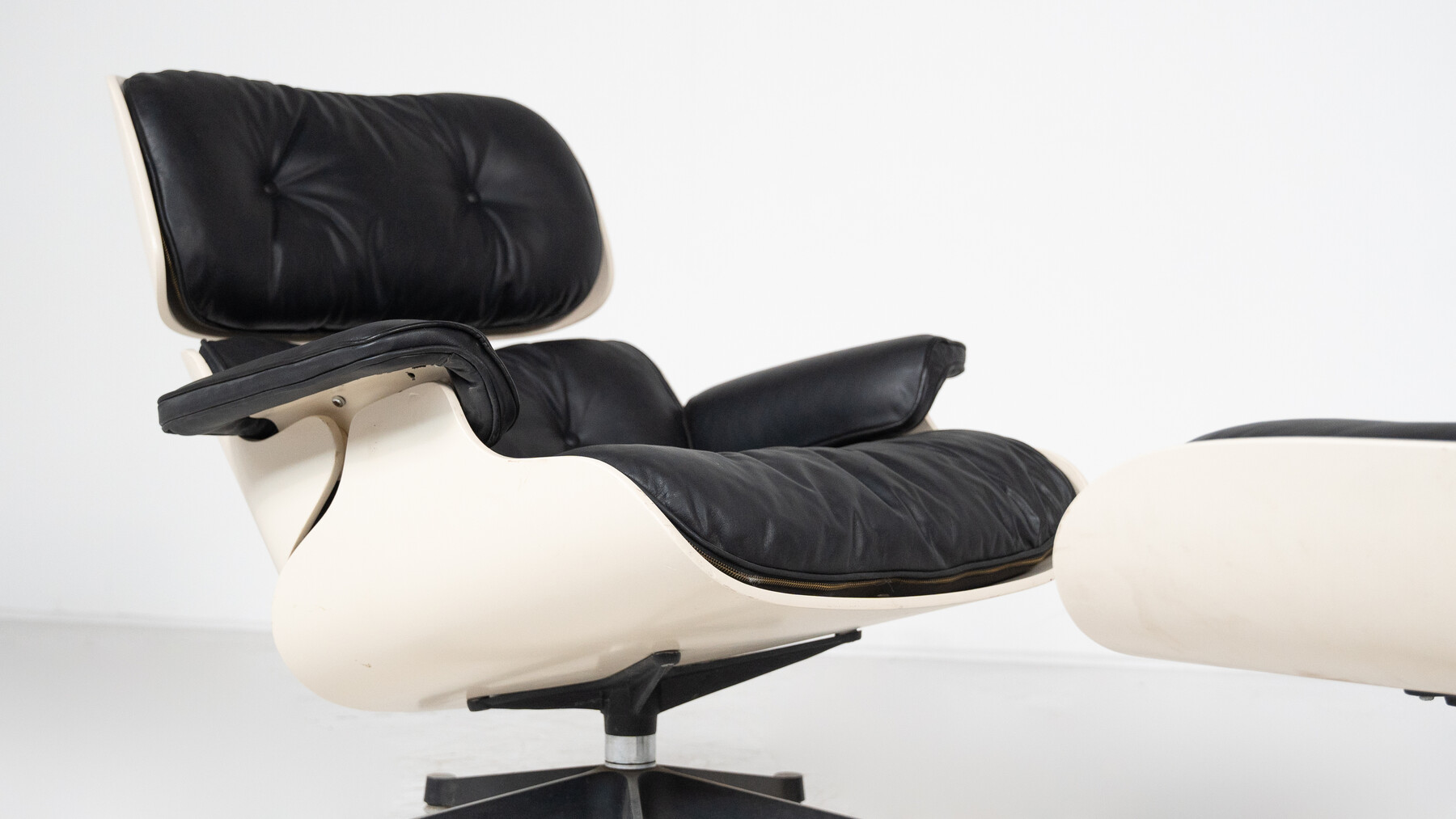 Mid-Century Lounge Chair and Ottoman by Charles & Ray Eames