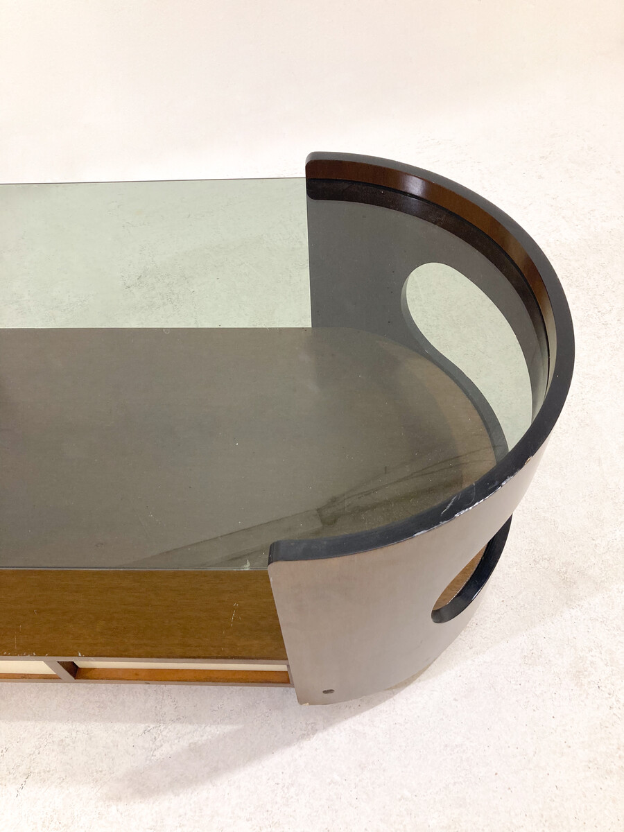 Mid-Century Moder Coffee Table in the style of Joe Colombo, 1970s
