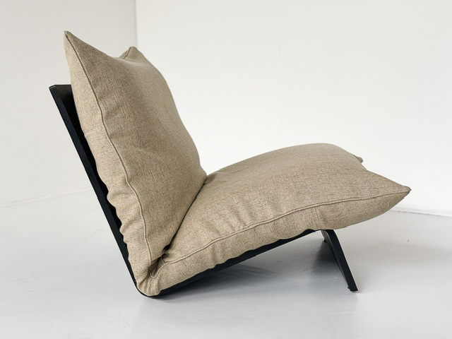 Mid-Century Modern Armchair, Italy, Wood and Fabric - 3 available