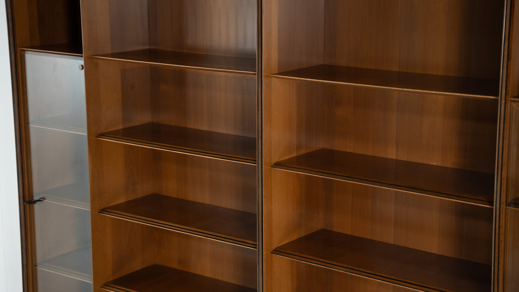 Mid-Century Modern Artona Bookcase by Afra and Tobia Scarpa, Maxalto,1960s ( In two parts) 