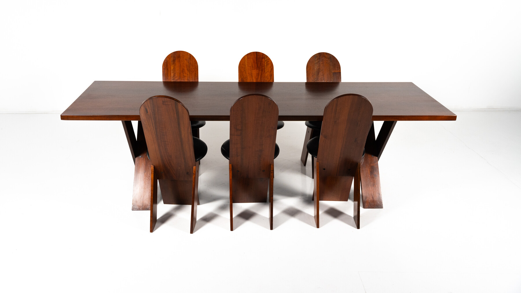 Mid-Century Modern Dining Set by Marco Zanuzo for Poggi, Italy, 1970s