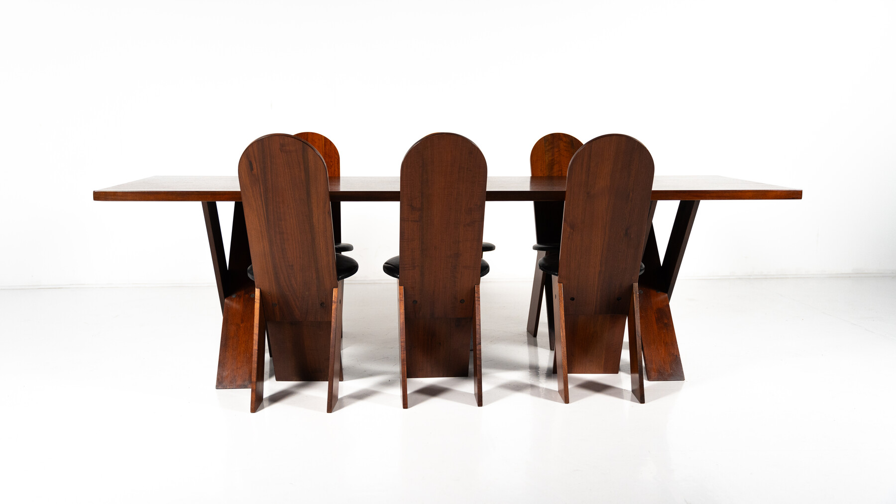 Mid-Century Modern Dining Set by Marco Zanuzo for Poggi, Italy, 1970s