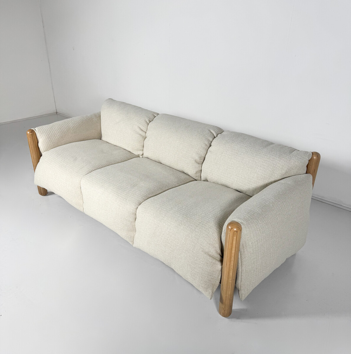 Mid-Century Modern Gambadilegno Sofa by Enzo Mari for Driade, Italy, 1974