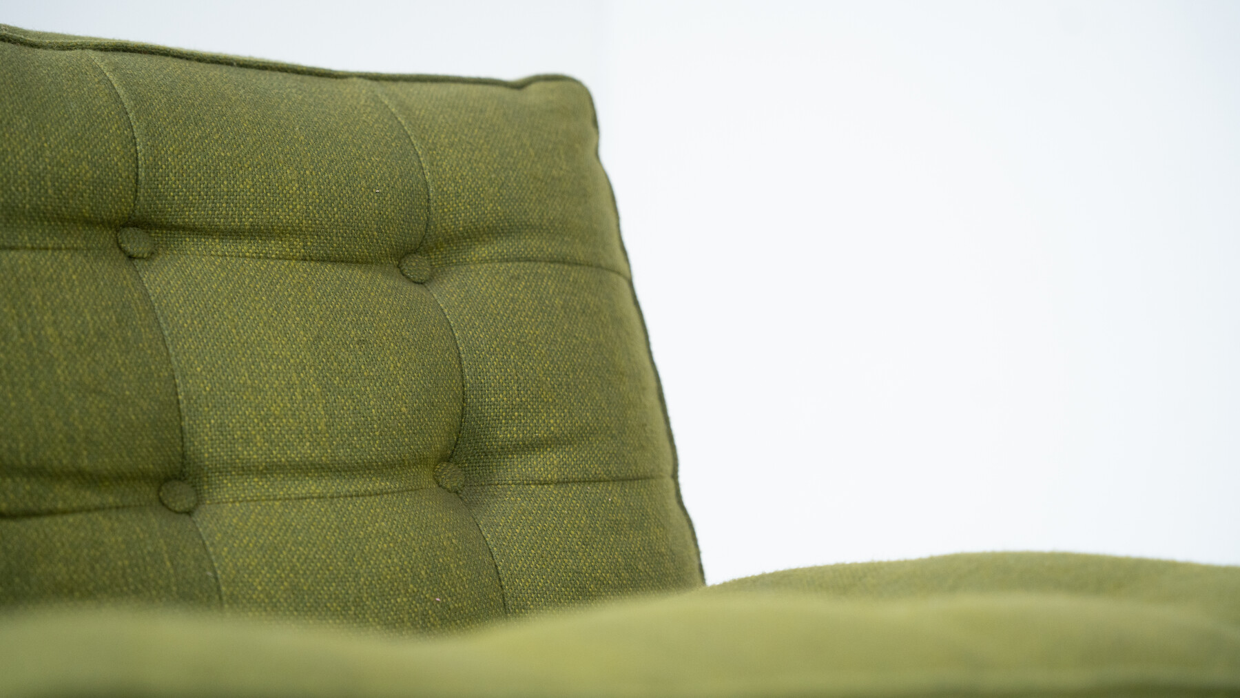 Mid-Century Modern Green Modular Sofa, Italy, 1970s - Orignal Upholstery