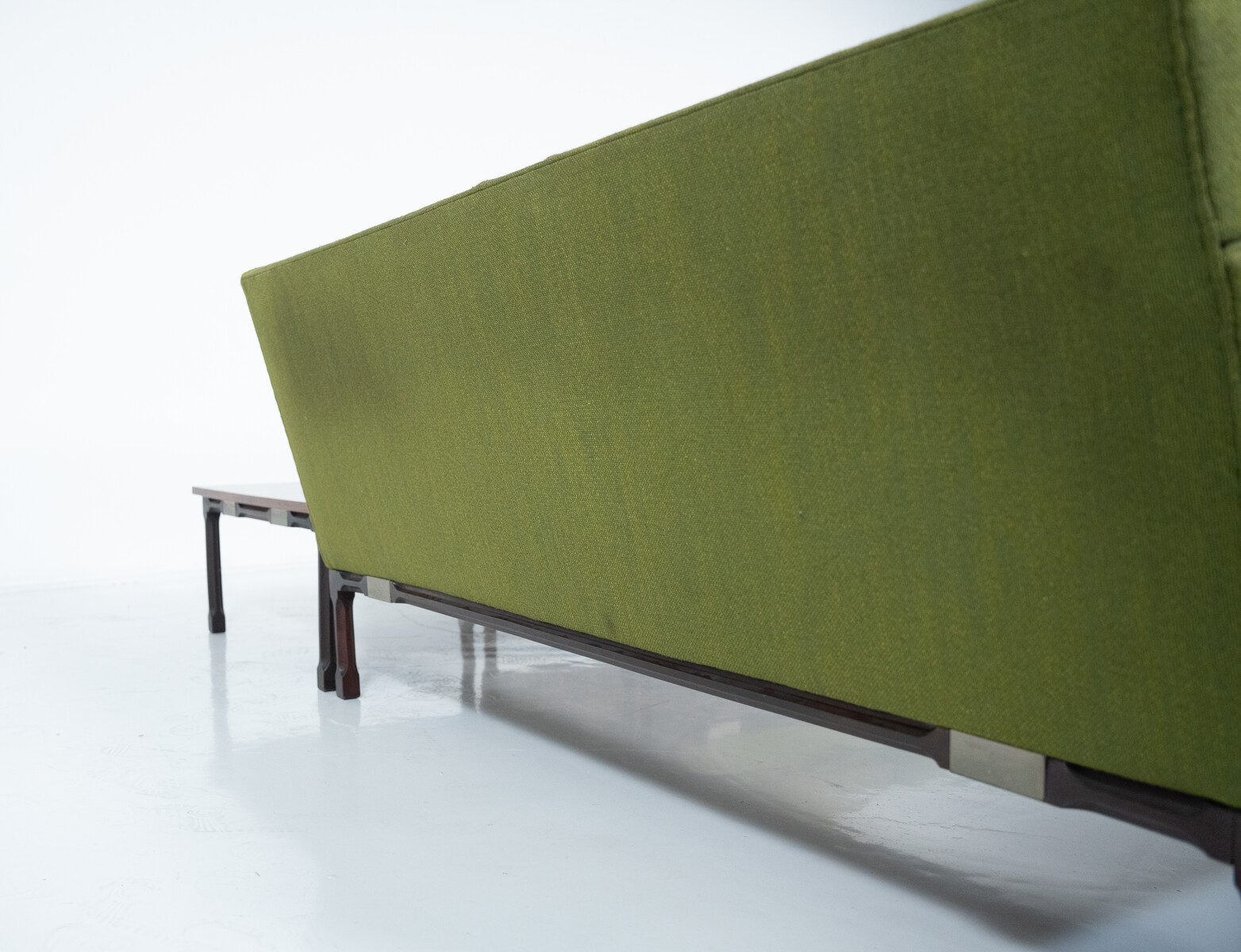 Mid-Century Modern Green Modular Sofa, Italy, 1970s - Orignal Upholstery