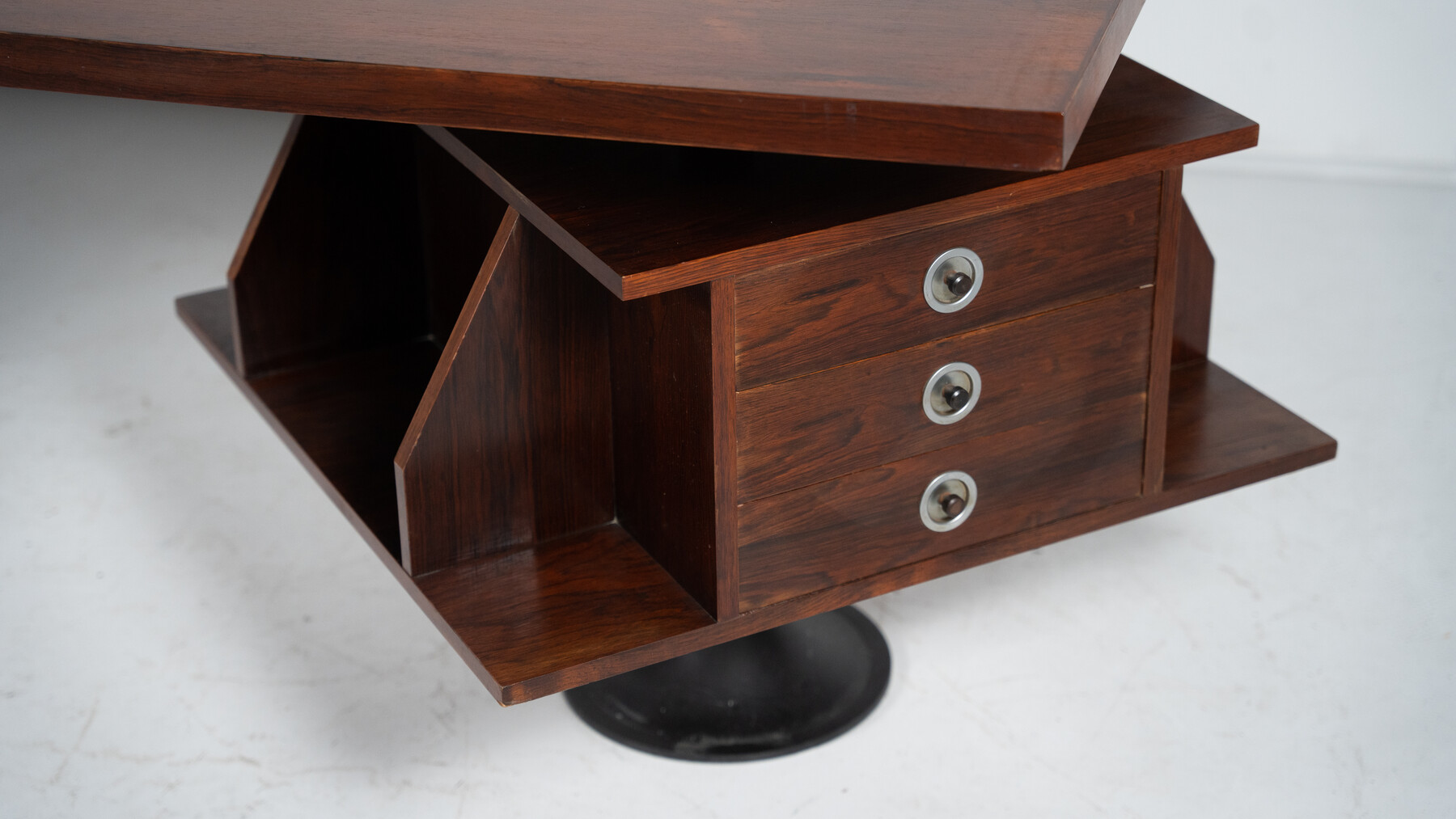 Mid-Century Modern Large Desk with Drawers, Italy, 1960s