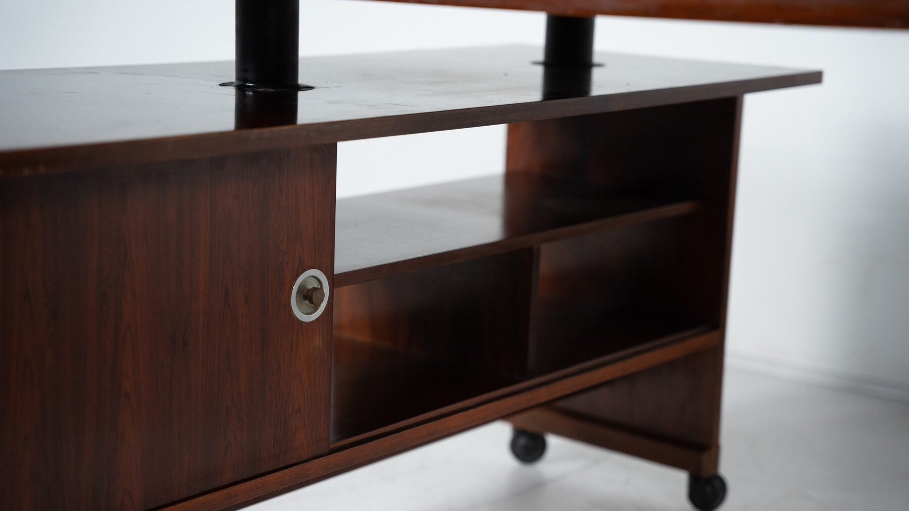 Mid-Century Modern Large Desk with Drawers, Italy, 1960s