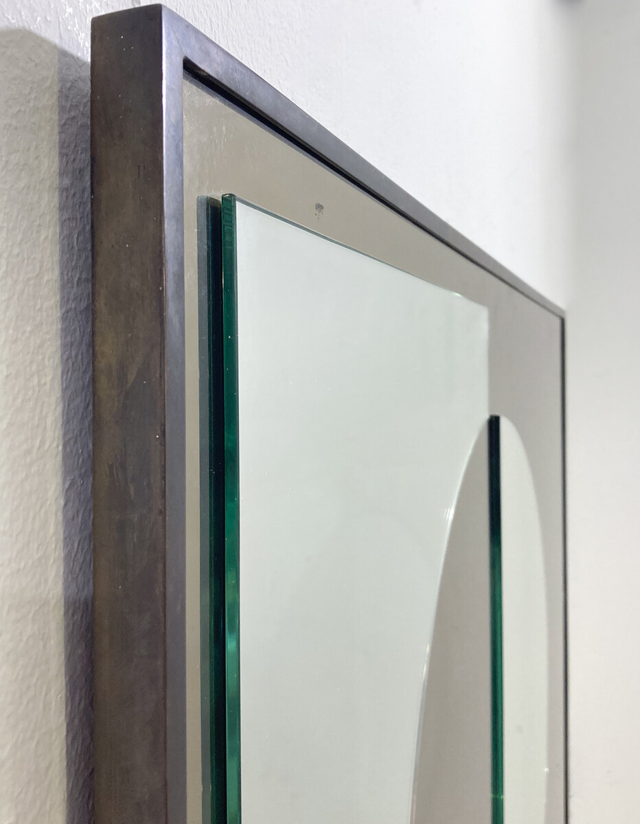 Mid-Century Modern Miroir by Nazaret, Italy, 1970s