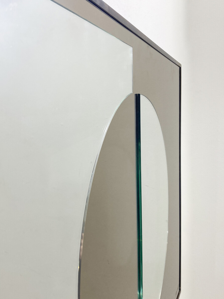 Mid-Century Modern Miroir by Nazaret, Italy, 1970s