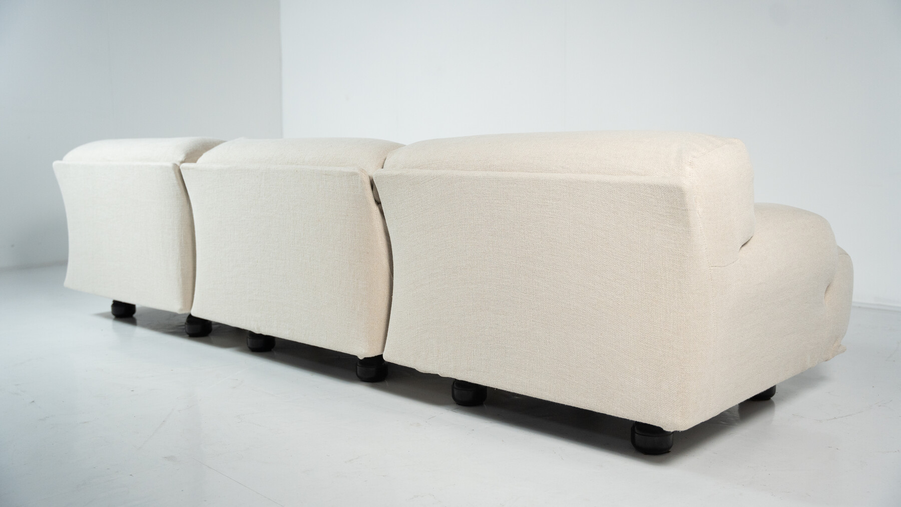 Mid-Century Modern Modular Fiandra Sofa by Vico Magistretti, Cassina, Italy,1970s