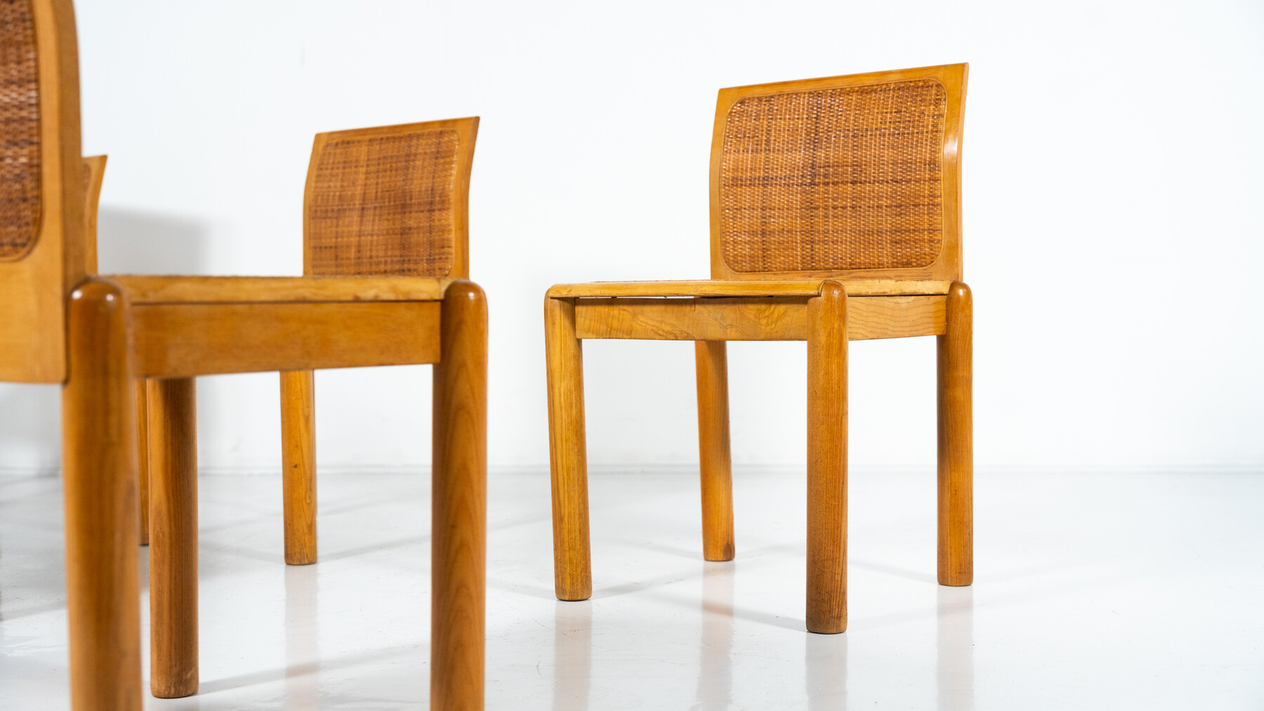 Mid-Century Modern Set of 6 Chairs, Italy, 1960s