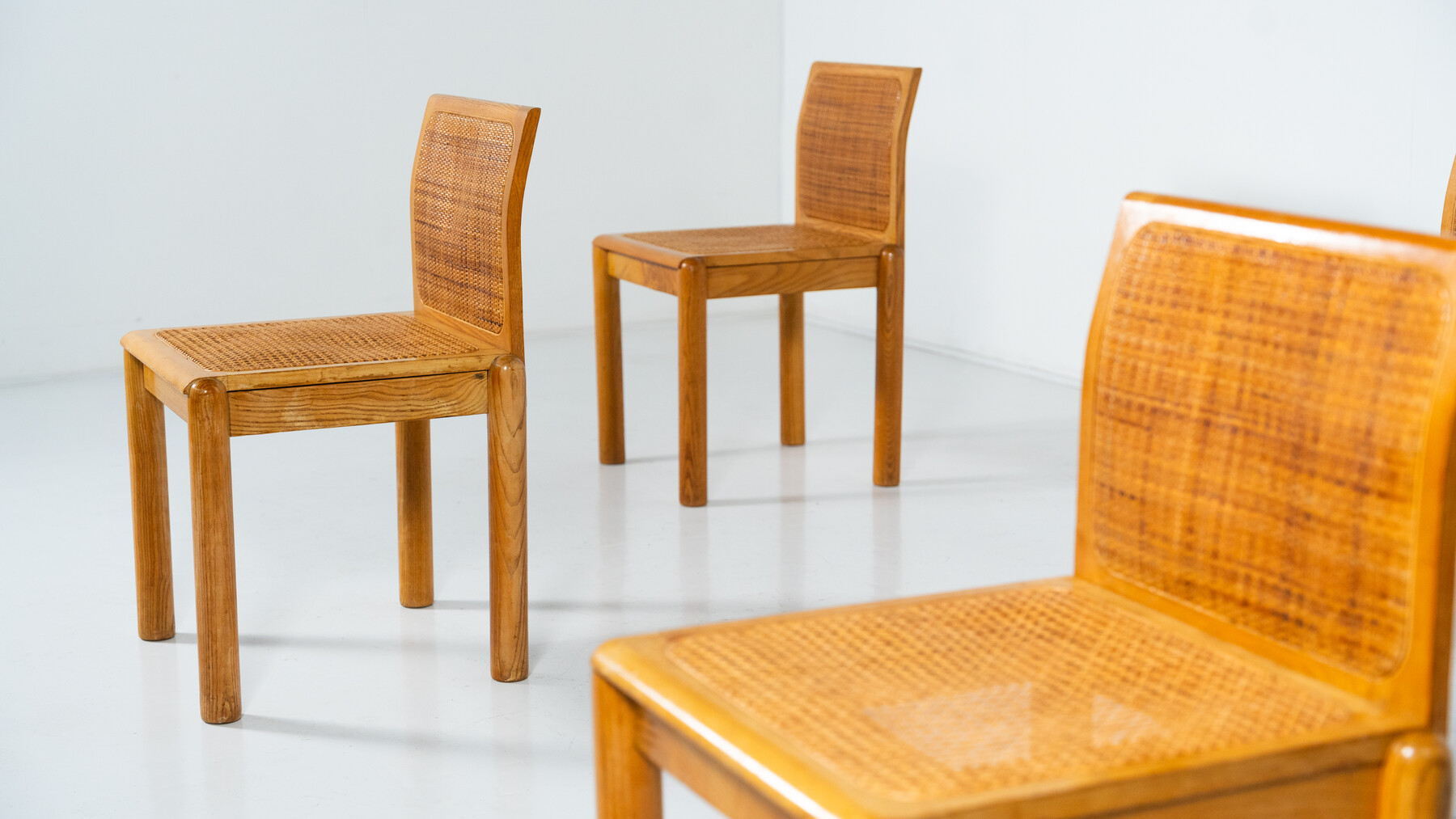 Mid-Century Modern Set of 6 Chairs, Italy, 1960s