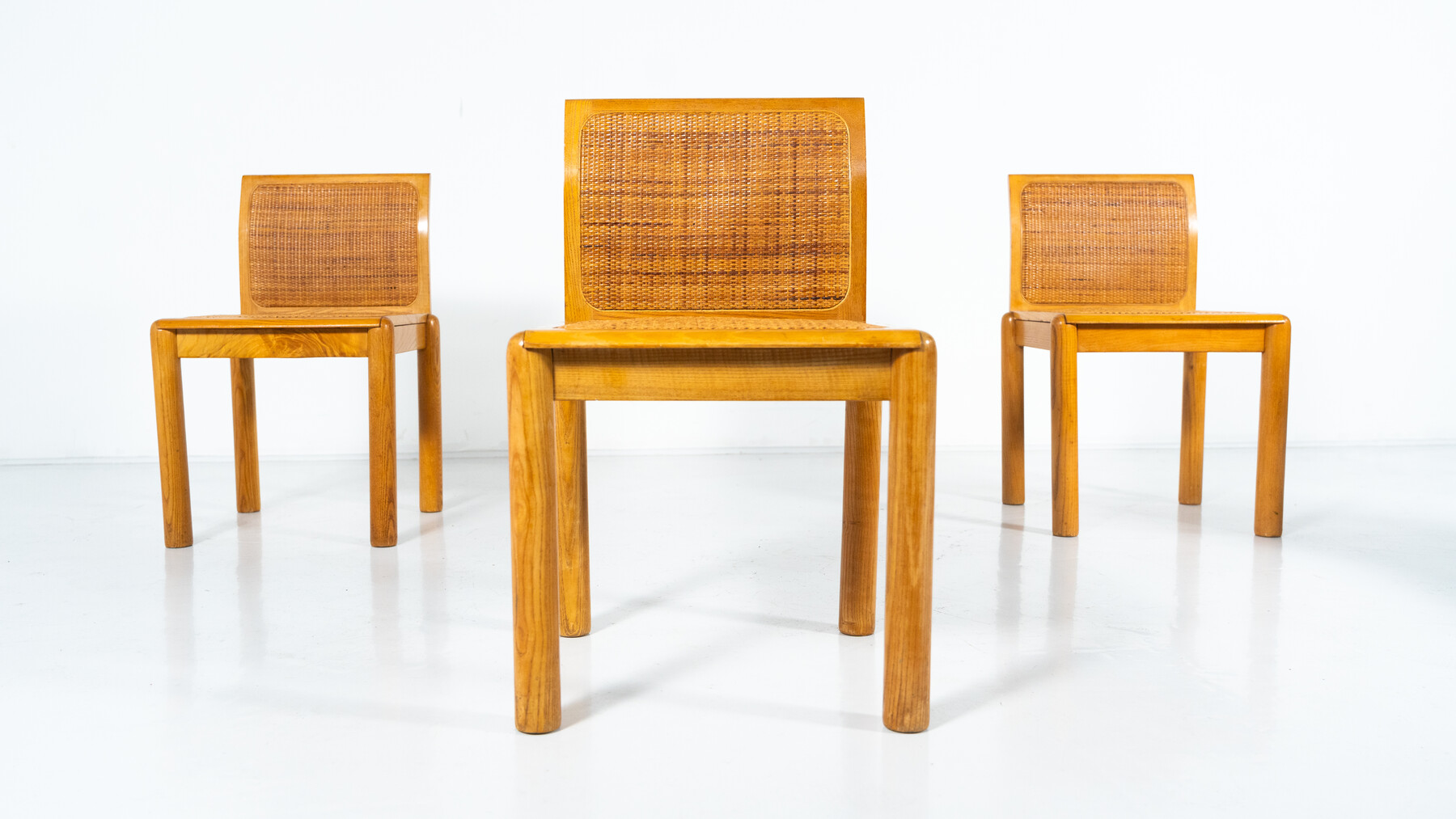 Mid-Century Modern Set of 6 Chairs, Italy, 1960s