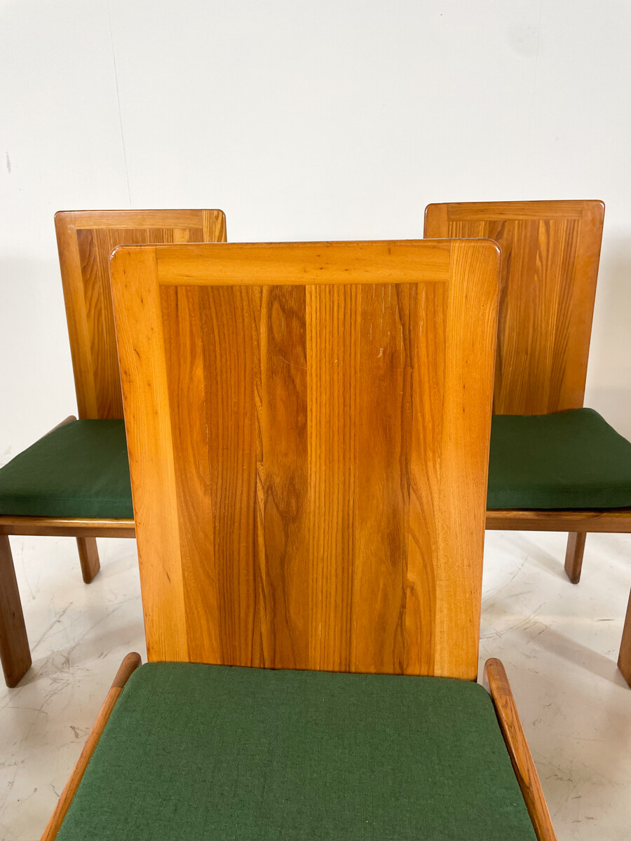 Mid-Century Modern Set of 6 Dining Chairs by  Romanutti, Italy, 1970s