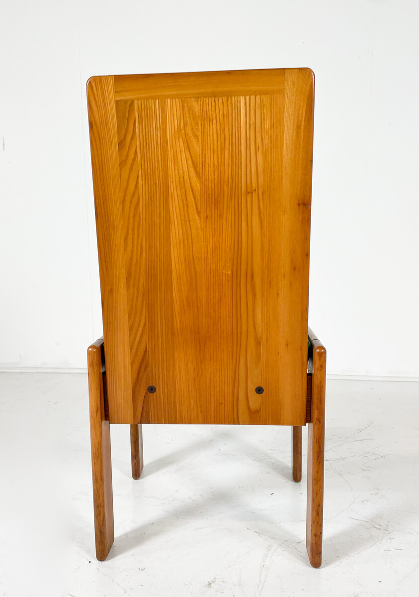 Mid-Century Modern Set of 6 Dining Chairs by  Romanutti, Italy, 1970s