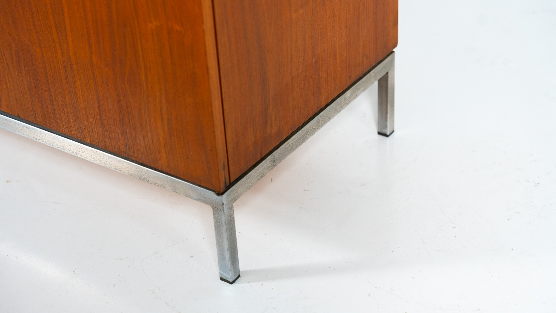 Mid-Century Modern Sideboard, Wood and marble, Italy, 1970s