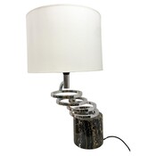 Mid-Century Modern Table Lamp, Modular, Marble, 1970s