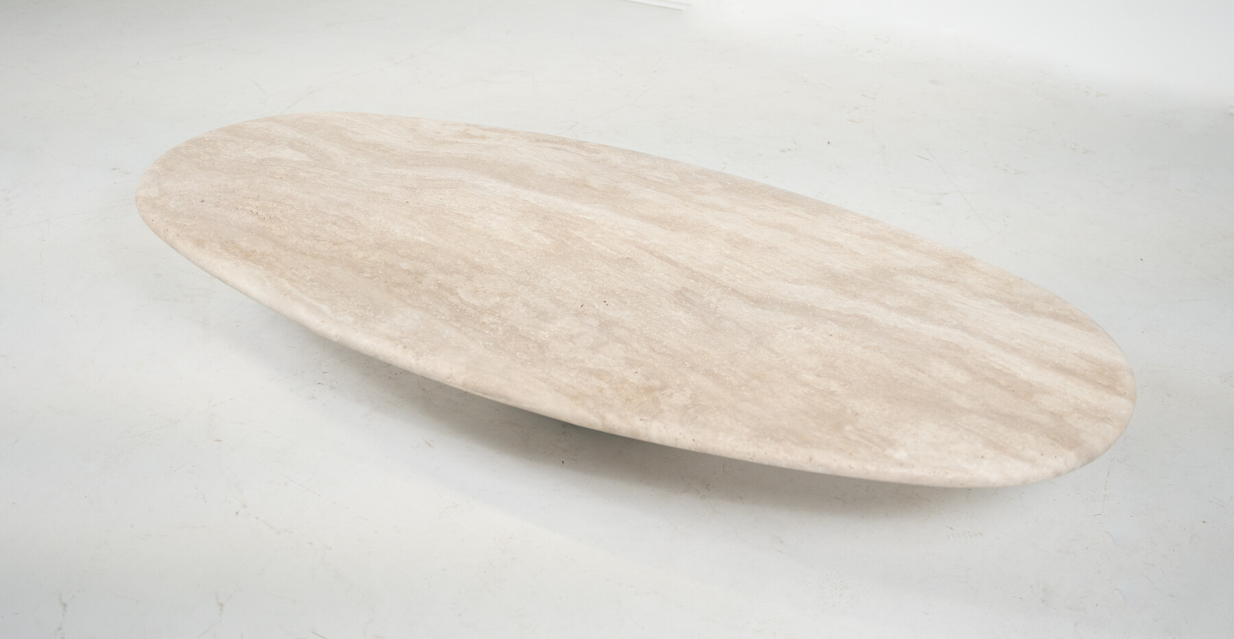 Mid-Century Modern Travertine Coffee Table,  Italy