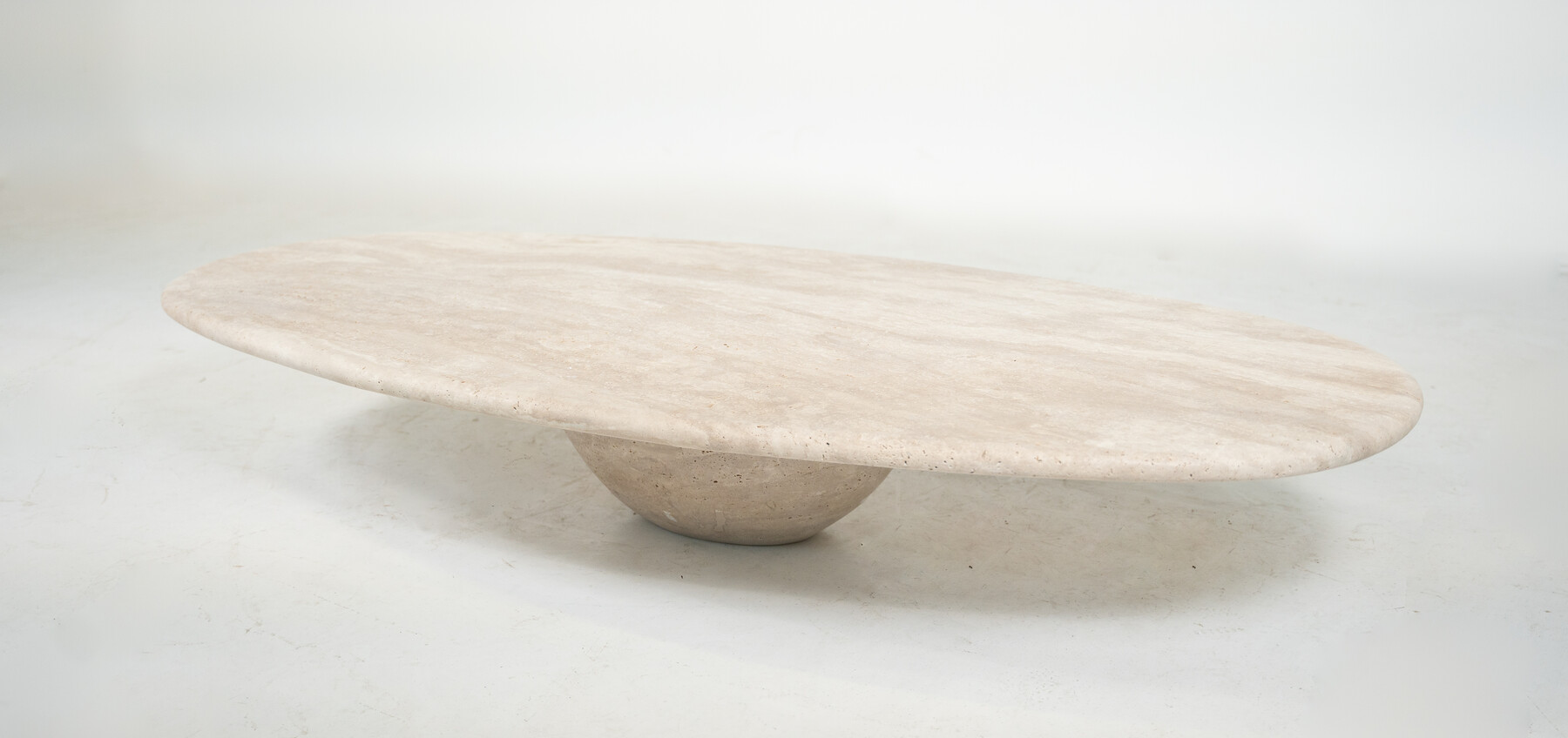 Mid-Century Modern Travertine Coffee Table,  Italy