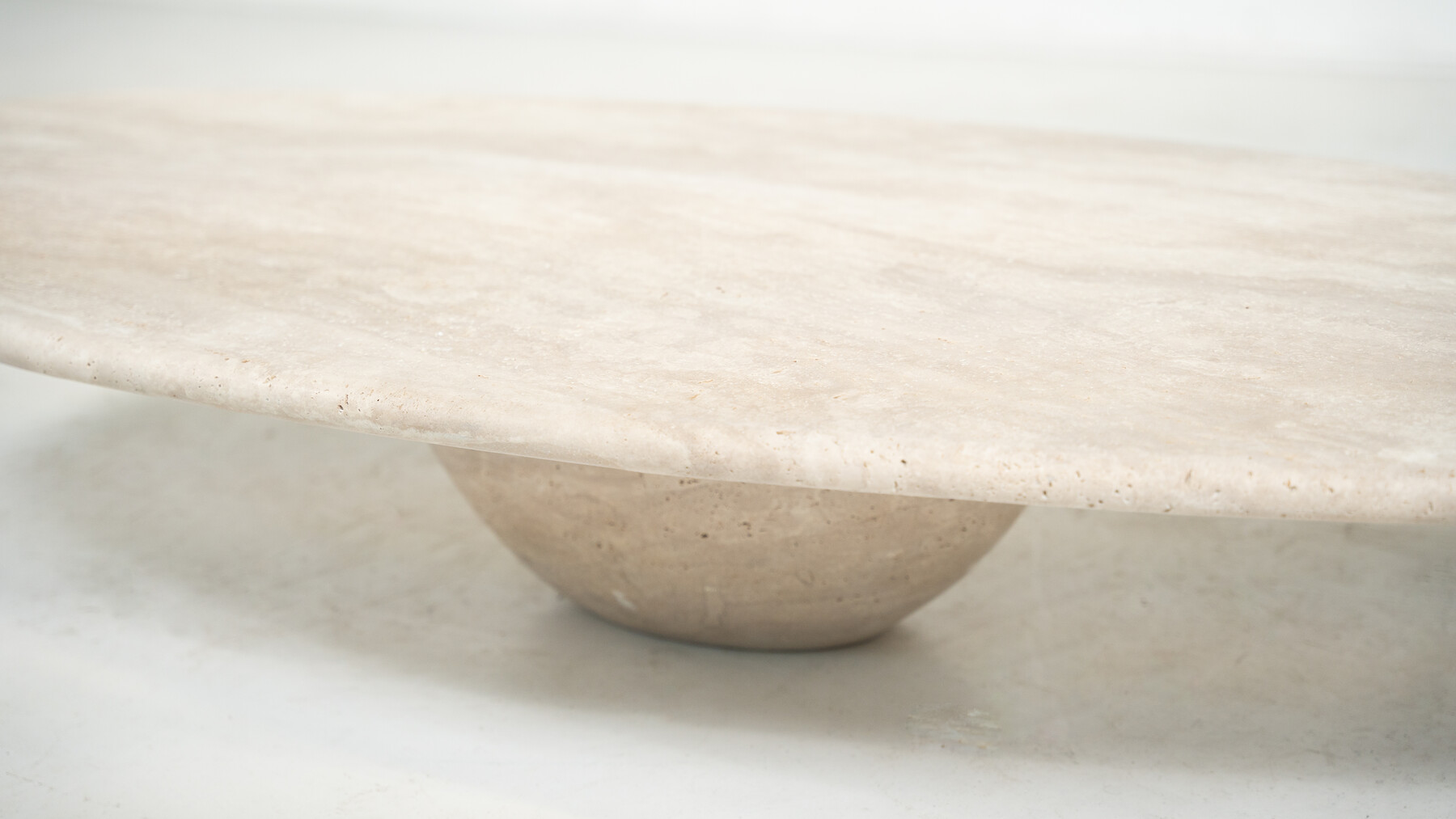 Mid-Century Modern Travertine Coffee Table,  Italy